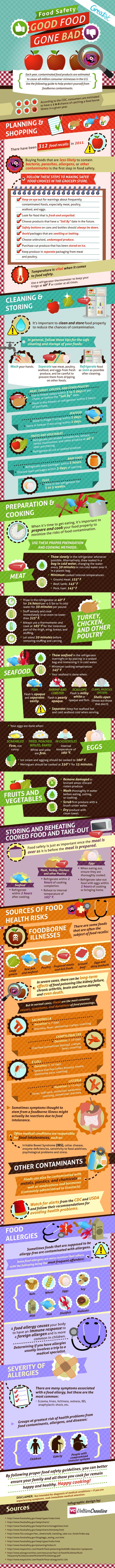 Food Safety Infographic: Good Food Gone Bad - ComplianceandSafety.com