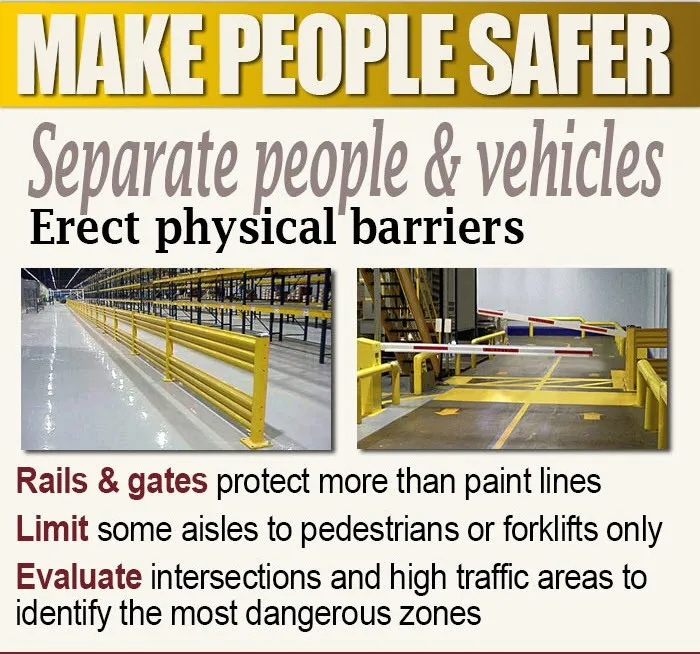 Forklift Safety Infographic Forklifts and Pedestrians Do Not Mix