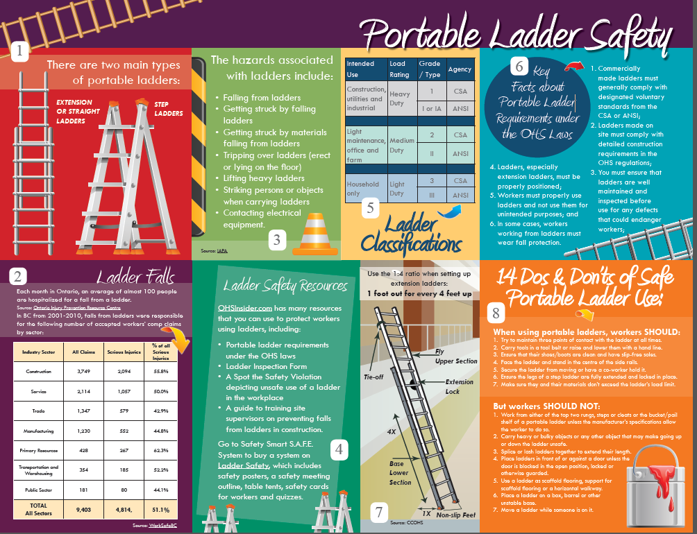 portable ladder safety