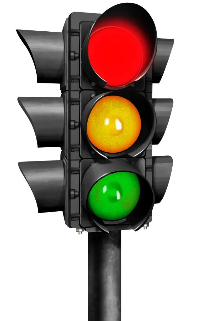 i stop at the light