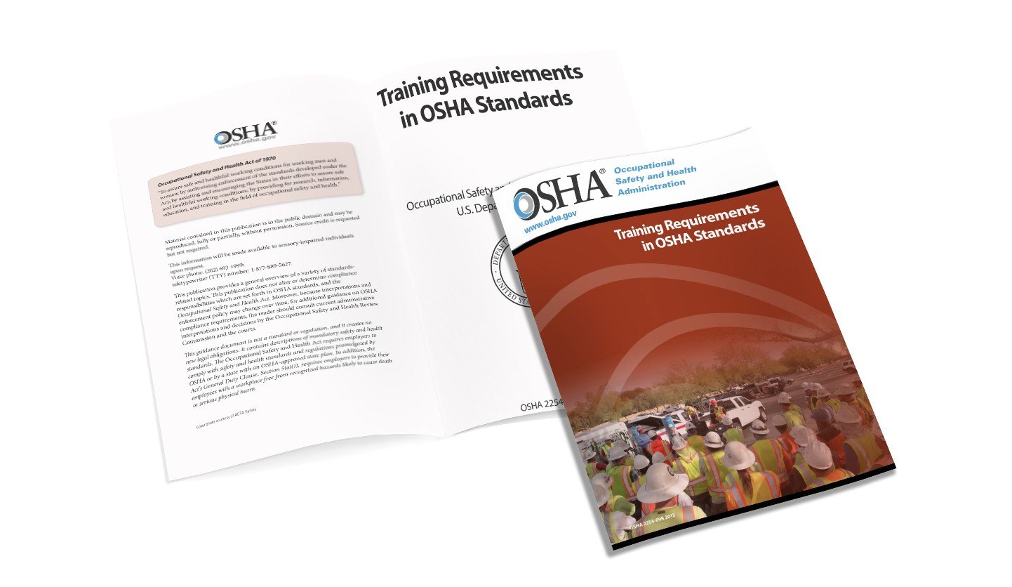OSHA Safety training requirements