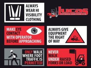 forklift safety posters