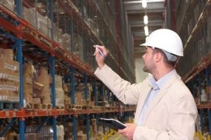 Safety professional in a warehouse piecing together a sequence of events