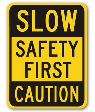 Slow Caution Sign