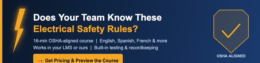 Does Your Team Know These Electrical Safety Rules? Get Pricing & Preview the Course - Atlantic Training